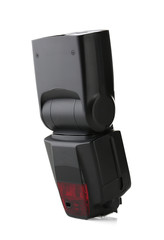 Camera flash isolated on white