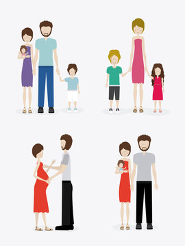family, design, vector illustration.