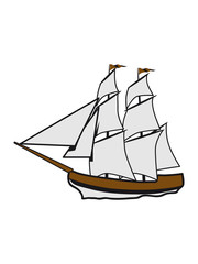 sail sailing ship old ship