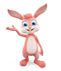 Easter Bunny with presentation pose