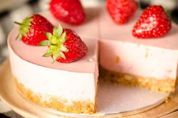 Strawberry cheesecake