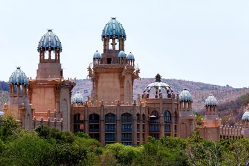 Acrylic prints South Africa panorama of Sun City, The Palace of Lost City, South Africa