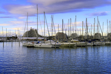 Fototapeta na wymiar port de La Grande Motte