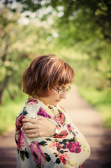 Beautiful woman outdoors