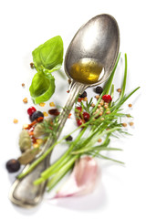 Herbs and spices selection