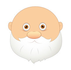 Funny Old Santa Face