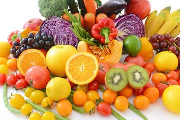 新鮮な野菜と果物