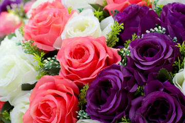 beautiful of rose artificial flowers