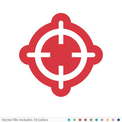 Obraz premium Sticker Icon - Vector file includes all colors