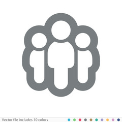 Sticker Icon - Vector file includes all colors