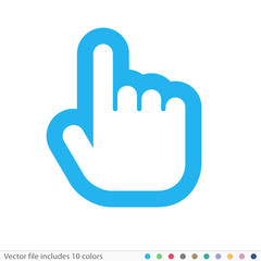 Sticker Icon - Vector file includes all colors