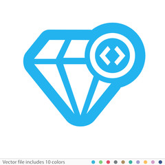 Sticker Icon - Vector file includes all colors