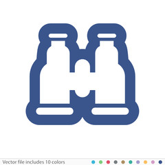 Sticker Icon - Vector file includes all colors