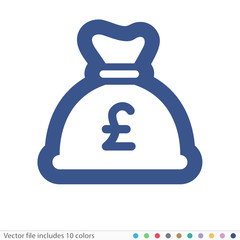 Sticker Icon - Vector file includes all colors