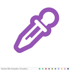 Sticker Icon - Vector file includes all colors