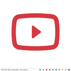 Sticker Icon - Vector file includes all colors