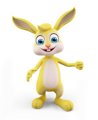 Easter Bunny with standing pose