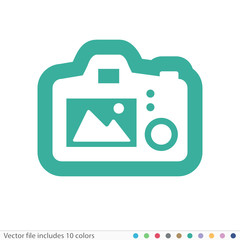 Sticker Icon - Vector file includes all colors