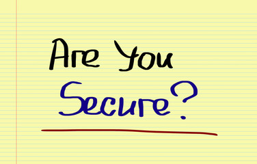 Are You Secure Concept