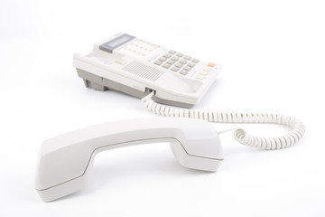 Altes Telefon mit H&ouml;rer