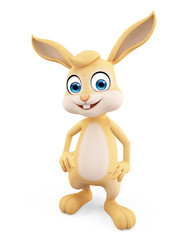 Fototapeta premium Easter Bunny with standing pose