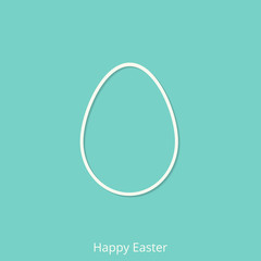 Happy easter card.