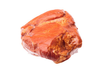 one piece of smoked pork meat