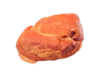 one piece of smoked pork meat