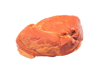 one piece of smoked pork meat