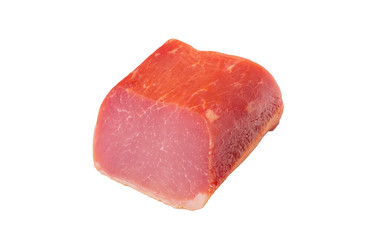 one piece of smoked pork meat