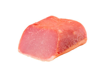 one piece of smoked pork meat