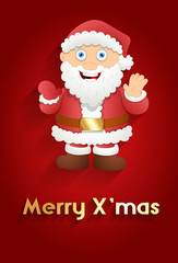 Happy Santa Xmas Greeting