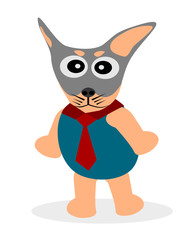 Funny dog Cartoon Vector