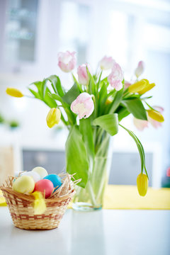 Tulips and eggs