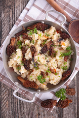 mushroom risotto