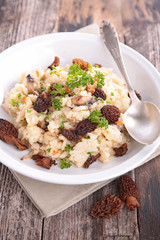 mushroom risotto