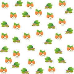 background of nuts