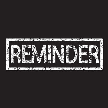 stamps word reminder