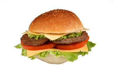hamburger burger isolated