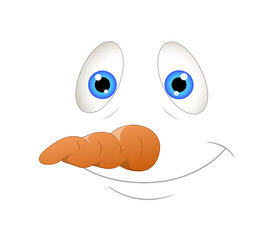 Snowman Face Smile