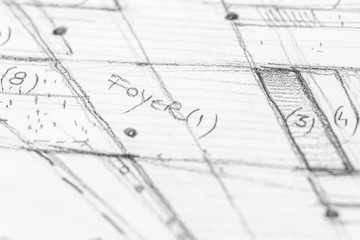 Architectural Sketch Close Up