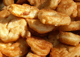 The texture of fried,hot pies.