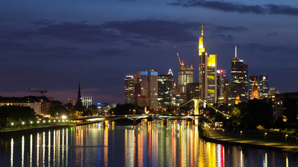 Fototapeta na wymiar Frankfurt skyline