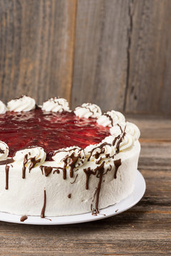 Preiselbeer-Sahne Torte