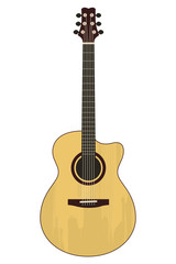 Naklejka premium Acoustic Guitar