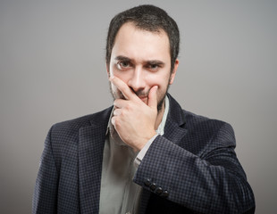 Portrait of thoughtful man