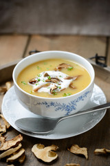 Vegane Wildpilzsuppe