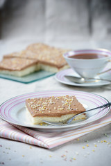 Veganer Kuchen mit Schokocreme