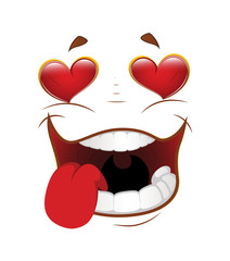 Falling in Love Face Expression