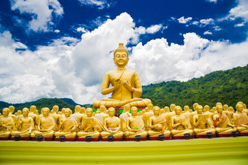 Buddha at Buddha Memorial park , Nakorn nayok, Thailand.